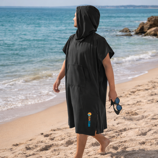Poncho de surf à capuche – SunCube