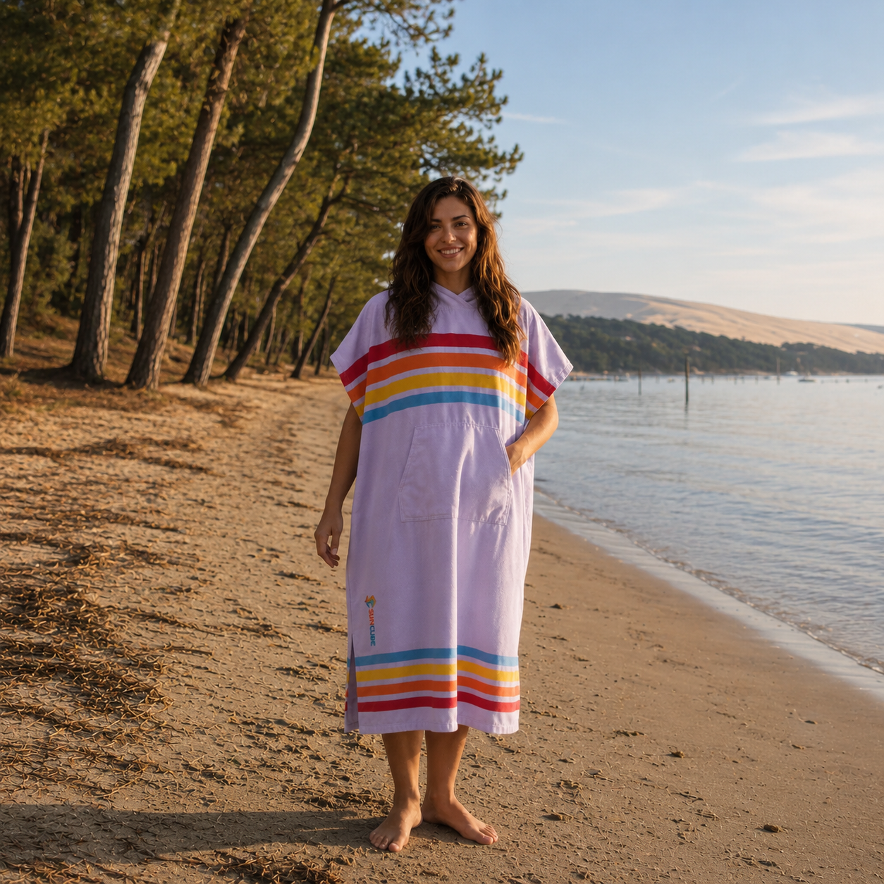 Poncho de surf à capuche – SunCube