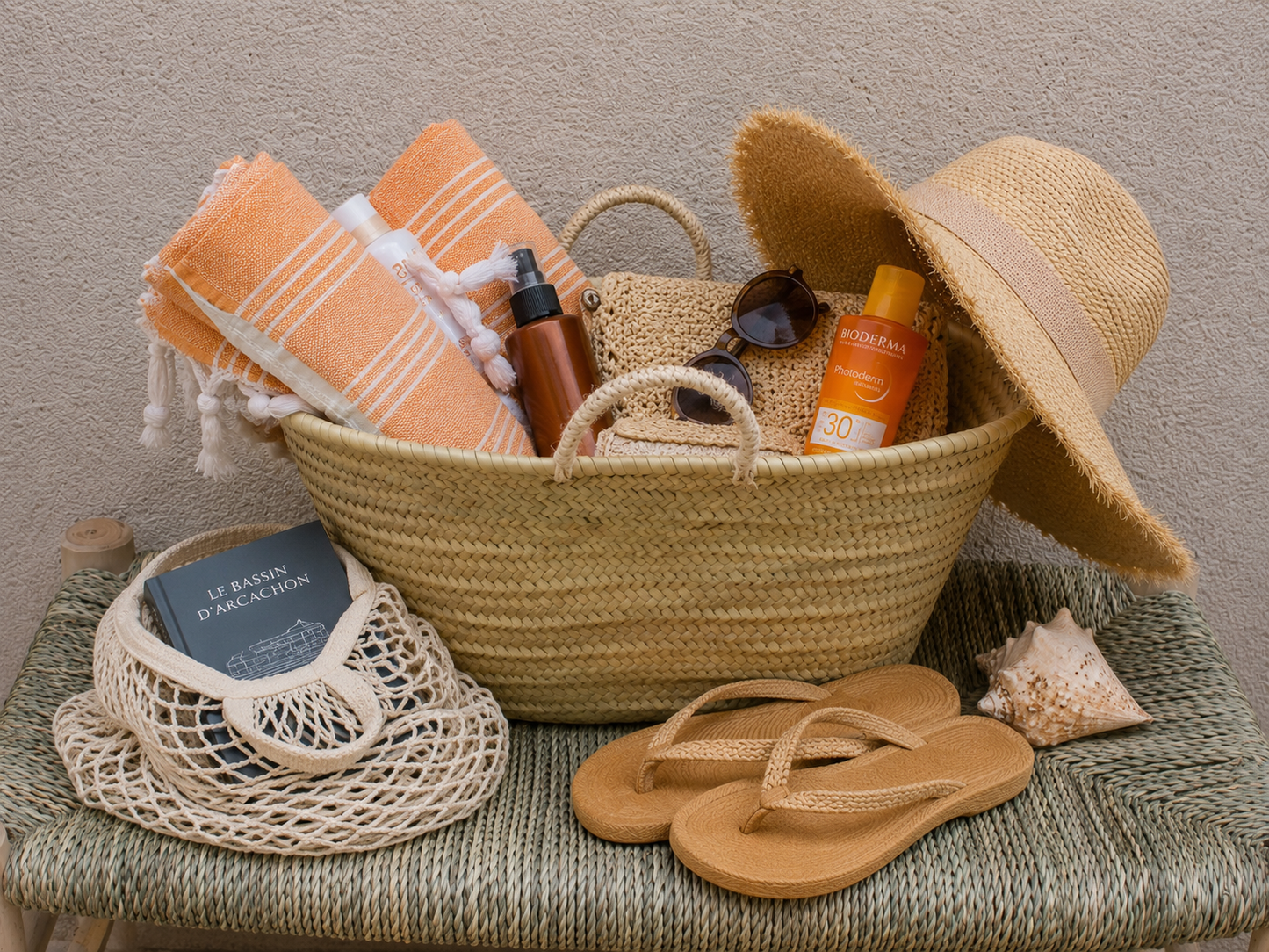 Panier de plage, de marché